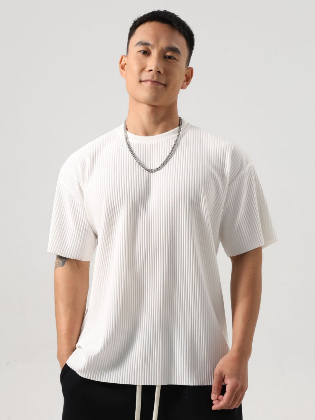 Men's Loose Striped T-Shirt